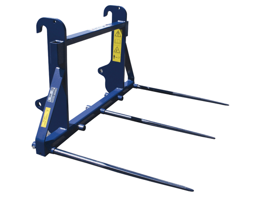 Manutention - Pic botte - Fourche pour balle pour 3 points-chargeurs frontaux et télescopiques