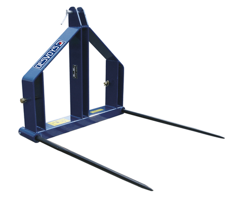 Manutention - Pic botte - Fourche pour balle pour 3 points-chargeurs frontaux et télescopiques