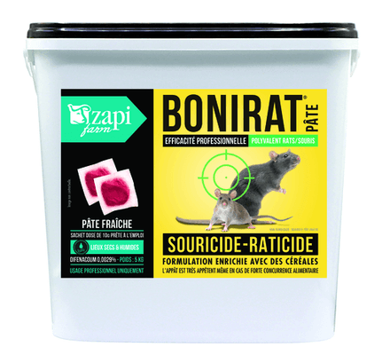 Lutte anti-nuisibles - Produits anti-nuisibles - Raticide souricide MUSKIL 5 kg