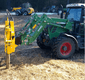 Matériel de ferme/outillage - Enfonces pieux - Appointe - Enfonce pieux VIBRESCOPIC II PRO 15/35 sur chargeur/téléscopique