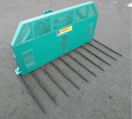 Manutention - Outils de manutention - Fourche à fond poussoir super renforcée 2,50 m - 10 doigts