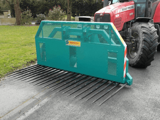 Manutention - Outils de manutention - Fourche à fond poussoir super renforcée 2,50 m - 10 doigts