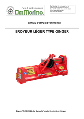 Herbes et entretien - 3 points entretien - Broyeur GINGER 106 C