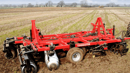 Travail du sol - Déchaumeurs à disques - Cover crops en X autoporteur lourd TINEMASTER pulvériseur châssis 4 poutres