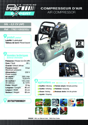 Compresseurs, outils pneumatiques - Compresseurs - Compresseur d'air monophasé 50 L