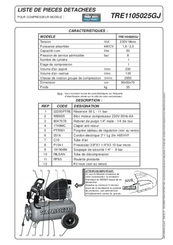 Compresseurs, outils pneumatiques - Compresseurs - Compresseur d'air monophasé 50 L