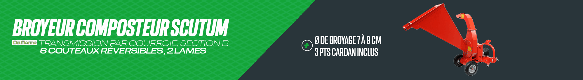Broyeur composteur SCUTUM