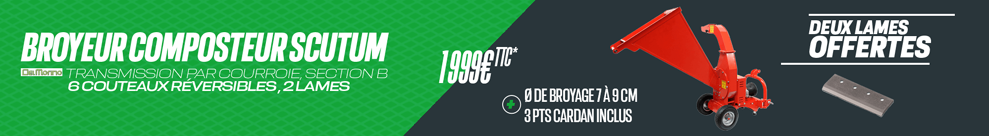 Broyeur composteur SCUTUM